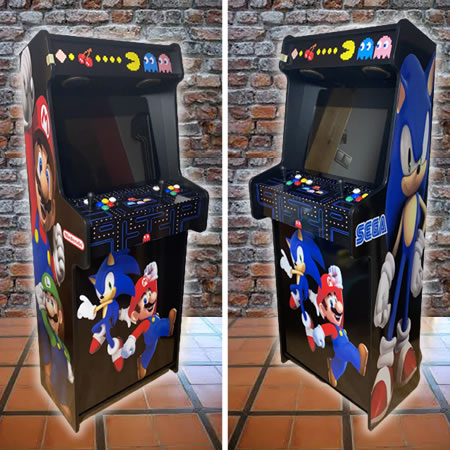 Maquina arcade con 15000 juegos